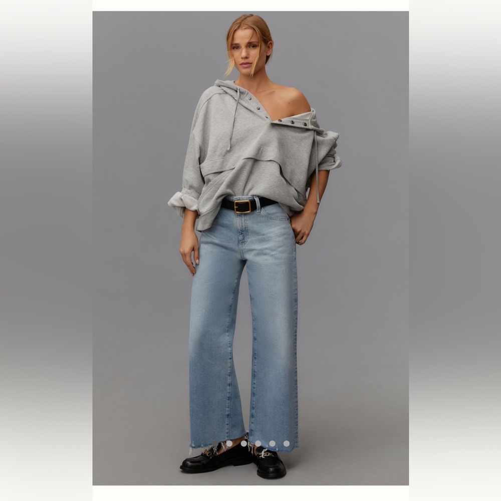 AG Adriano Goldschmied Saige High Rise Crop Jeans
